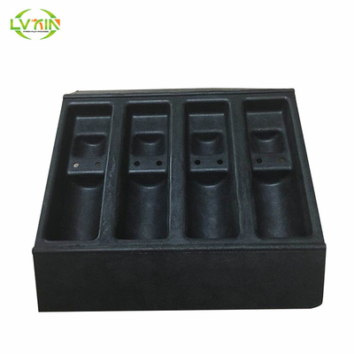 Printable Disposable Eco-friendly Bagasse Sugar Cane Pulp Black Pulp Tray Store