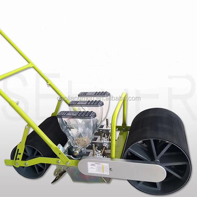 Manual vegetable seed planter 4 row hand hold jang seeder roller for vegetable seeds