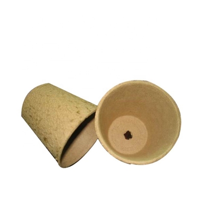 Cheap Price Eco-friendly Recyclable Paper Pulp Wrinkle To Recycle Eco-friendly Paper Pulp Flower Seed Tray For Plant Mini Flower Pot For Sale